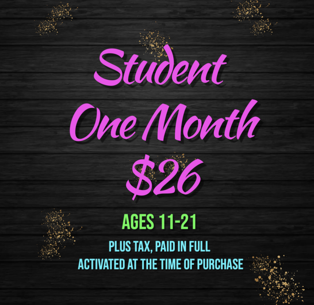 **STUDENT ONE MONTH**