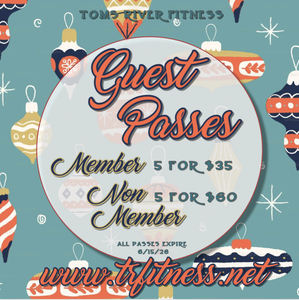 *25 DAYS-GUEST PASSES*